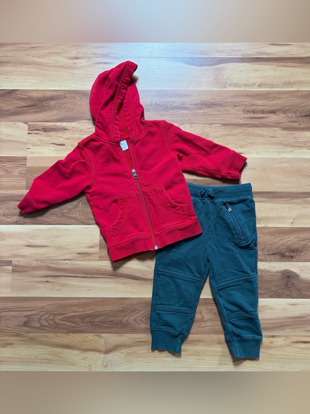 Hanna Andersson French terry hoodie and sweatpants